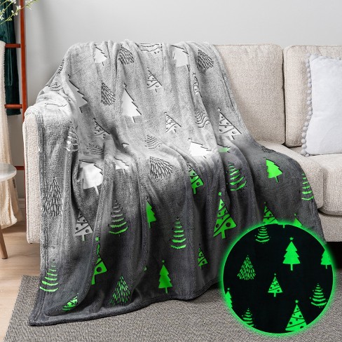 Nightmare Before Christmas Glow In buy The Dark Plush Blanket 60