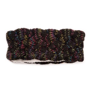 MUK LUKS Women's Braided Icelandic Yarn w/ Space Dye Headband - 1 of 2