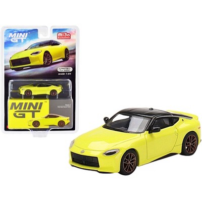 2023 Nissan Z Proto Spec Ikazuchi Yellow with Black Top Limited Ed to 3000  pcs 1/64 Diecast Model Car by True Scale Miniatures