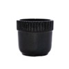 VisioGear 3PCS Ceramic Flowerpot, Modern Planter for Patio, Garden, Windowsill, Antique Black, 15"*15"*14.2" - 2 of 4