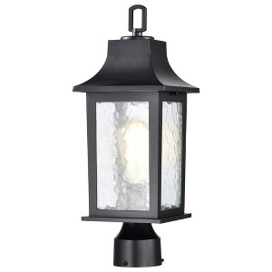 Nuvo Lighting Stillwell 1 - Light Lantern in  Matte Black - 1 of 4