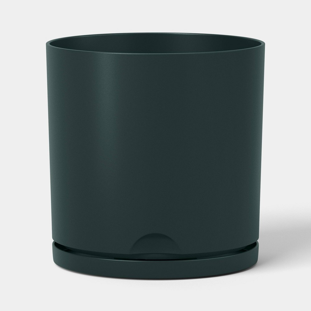 Recycled Resin Indoor Outdoor Planter 12" Green - Room Essentials™
