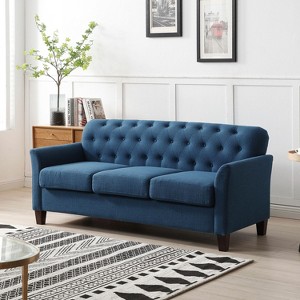 Hilda 73"Wide Living Room sofa with Flared Arms | ARTFUL LIVING DESIGN-INDIGO - 1 of 4