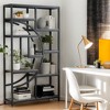 Hommoo Freestanding Bookshelf, 68.9"  Bookcase with 9 Open Shelves - 3 of 4