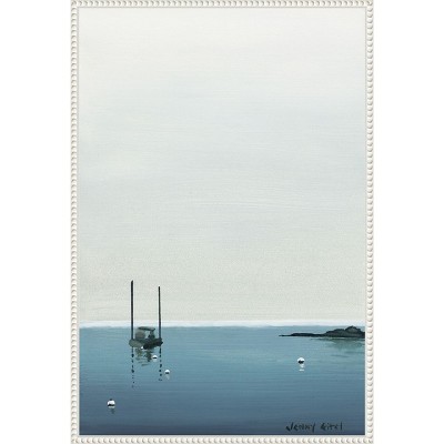 Amanti Art Calm Waters by Jen Eitel Canvas Wall Art Print Framed 23 x 33-in.