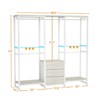 Besiost Clothing Rack with Fabric Drawers, Freestanding Closet Organizer - 4 of 4