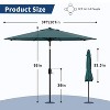 GustoWave 9Ft Outdoor Patio Umbrella for Pool, Deck, Yard, Garden - 4 of 4
