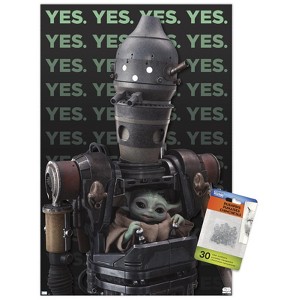 Trends International Star Wars: The Mandalorian Season 3 - Yes Unframed Wall Poster Prints - 1 of 4