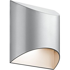 Kichler Wesley 7 1/2" High LED Platinum Silver Outdoor Wall Light - 1 of 1