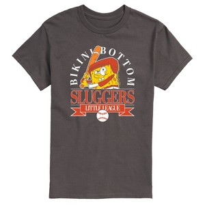 Men's - Spongebob Squarepants - Baseball Bikini Bottom Sluggers Little League Short Sleeve Graphic T-Shirt - 1 of 4