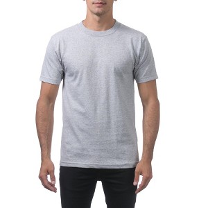 3 Pack Pro Club Men's Comfort Cotton Short Sleeve Crew Neck Relaxed Fit T-Shirts - 1 of 4