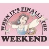 Girl's Beauty and the Beast Belle It's Finally the Weekend T-Shirt - 2 of 4