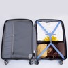 3 Piece Luggage Set PP Lightweight Suitcase Set with TSA Lock & Expanable Spinner Wheels 20inch+24inch+28inch - 3 of 4