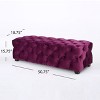 NicBex 50.75" Bench Rectangle Comfortable Ottoman with Padded Seat Cushion for Bedroom, Living Space - 4 of 4