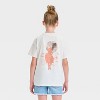 Girls' Short Sleeve Relaxed Oversized Graphic T-Shirt - Cat & Jack™ - 3 of 4