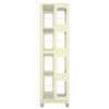 NicBex 4-Tier Rotating Bookshelf with Wheels,55" Tall Book Rack for Bedroom,Living Room,Office,Easy Assembly - 4 of 4