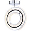 Artcraft Lighting Trilogy 1 - Light Semi-Flush Mount in  Polished Nickel - 3 of 4
