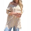 Women's Sigrid Printed Distressed Knit Tunic - Amoli - 4 of 4