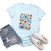 Simply Sage Market Watercolor Daisy Garden Short Sleeve Tee - 3 of 4