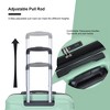 Kumasinova Hardshell ABS Luggage Set of 5,Expandable PC Spinner Suitcases with TSA Lock,Impact-Resistant Travel Luggage Sets,21/25/29" - 4 of 4