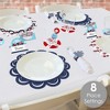 Big Dot of Happiness Railroad Party Crossing - Steam Train Birthday Party or Baby Shower Paper Charger & Table Decorations Chargerific Kit for 8 - 2 of 4