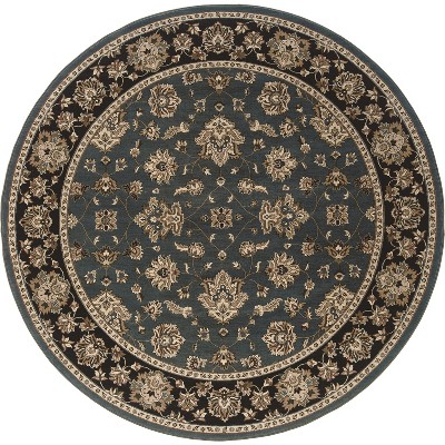 Oriental Weavers Ariana 623H3 Blue/ Black Indoor Area Rug - 6' Round