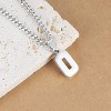 Number Necklace for Men Silver Athletes Number Chain Stainless Steel Charm Pendant Personalized Sports Jewelry for Men Basketball Baseball Football - 2 of 4