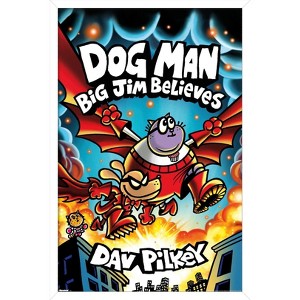 Trends International Dog Man: Big Jim Believes (2025) - Book Cover Framed Wall Poster Prints - 1 of 4