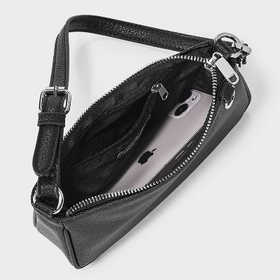 Сумки Wild Fable Convertible Buckle Strap Shoulder Bag - Wild Fable™ Black — фото 4
