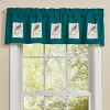Park Designs Pheasant Run Lined Patch Valance - 14"L - 2 of 3