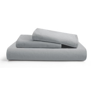 Peace Nest Linen Cotton Blend Duvet Cover Set, Durable, Breathable & Moisture-Wicking, 3 Piece Bedding Set with Pillow Shams - 1 of 4