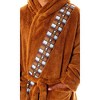Star Wars Chewbacca Robe Costume Fleece Plush Chewie Robe Brown - 3 of 4