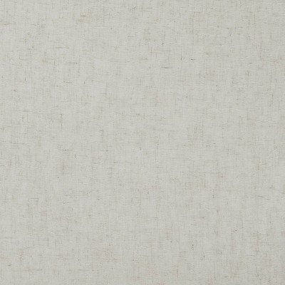 Ecru Sheer Linen Polyester Rod Pocket Curtain Panel