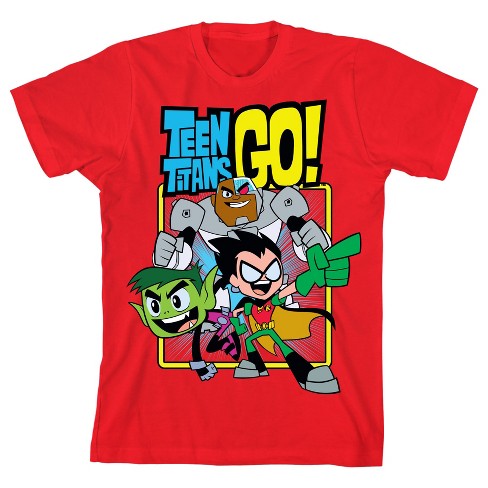 DC Comics Teen Titans Go! Youth Boys T-shirt-Small