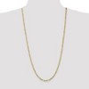 Black Bow Jewelry 4mm, 14k Yellow Gold, Open Concave Figaro Chain Necklace - 2 of 4