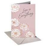 'Love is Everything' Wedding Card