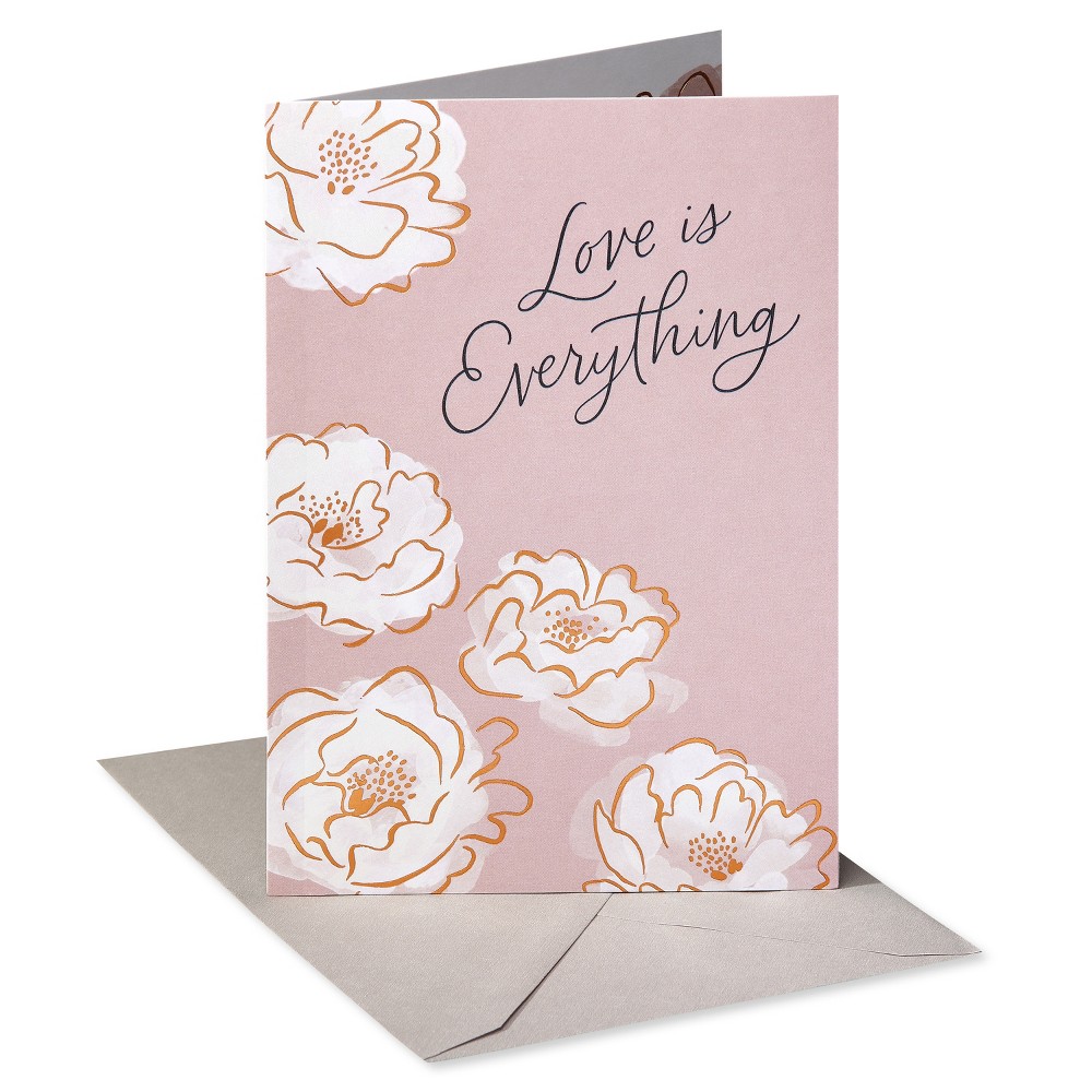 Photos - Envelope / Postcard 'Love is Everything' Wedding Card