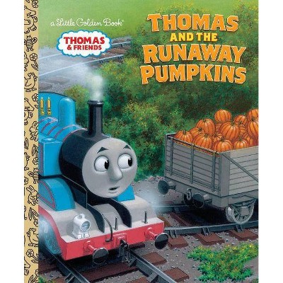 Thomas and the Runaway Pumpkins (Thomas & Friends) - (Little Golden Book) by  Naomi Kleinberg (Hardcover)