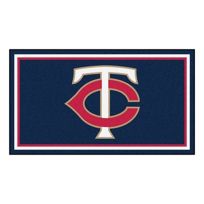 MLB Minnesota Twins 3'x5' Plush Area Rug - Navy