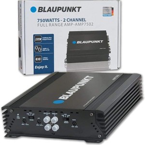 BLAUPUNKT 7502PRO Car Audio 2-Channel Full Range 2 Ohm Stable Amp Amplifier 1500 Watts Max | Slim and Compact - 1 of 2