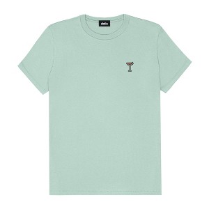 Dalix Espresso Martini Embroidered Lightweight Relaxed Jersey Tee Summer Cute Food Womens - 1 of 4