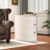 NicBex 23.62" H Wood Console Table Side Table with 2 Drawers Sofa Table for Entryway Living Room - 2 of 4
