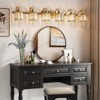 Crystal Gold Bathroom Vanity Light 3/4/5/6 Light Modern Bathroom Vanity Light Fixtures Over Mirror Modern Crystal Vanity Lighting - 3 of 4