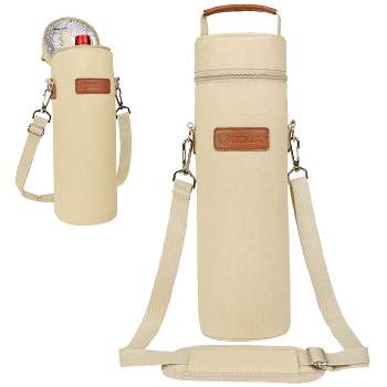 Bigkitchen Fabric Wine Bottle Carrying Bag - Sand Beige : Target