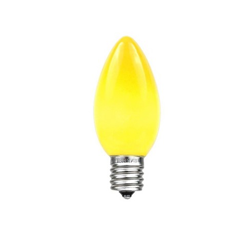 Novelty Lights Ceramic C7 Incandescent Traditional Vintage Christmas Replacement Bulbs 25 Pack - image 1 of 4