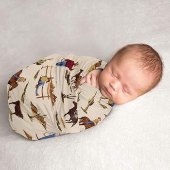 Sweet Jojo Designs Boy Swaddle Baby Blanket Wild West Collection