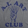 Mens Funny T Shirts AI Art Club Sarcastic Graphic Novelty Tee For Men - Crazy Dog Men's T Shirt - 2 of 4