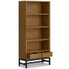 NicBex Multi Sized Cube Bookcase Storage Wood Bookshelves with Tapered Legs for Office Home - 4 of 4