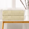 Unique Bargains Thick Cotton Highly Absorbent Bath Towel 2 Pcs - 3 of 4