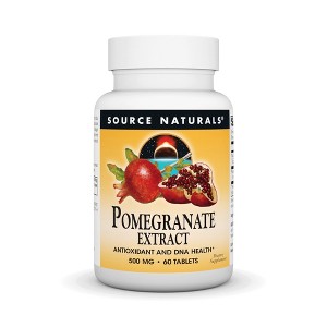 Pomegranate Extract 500mg by Source Naturals, Inc.  -  60 Tablet - 1 of 3
